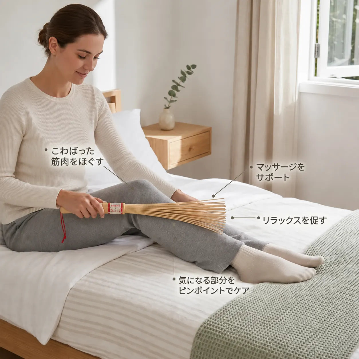自然のぬくもりを感じるリラックスタイム