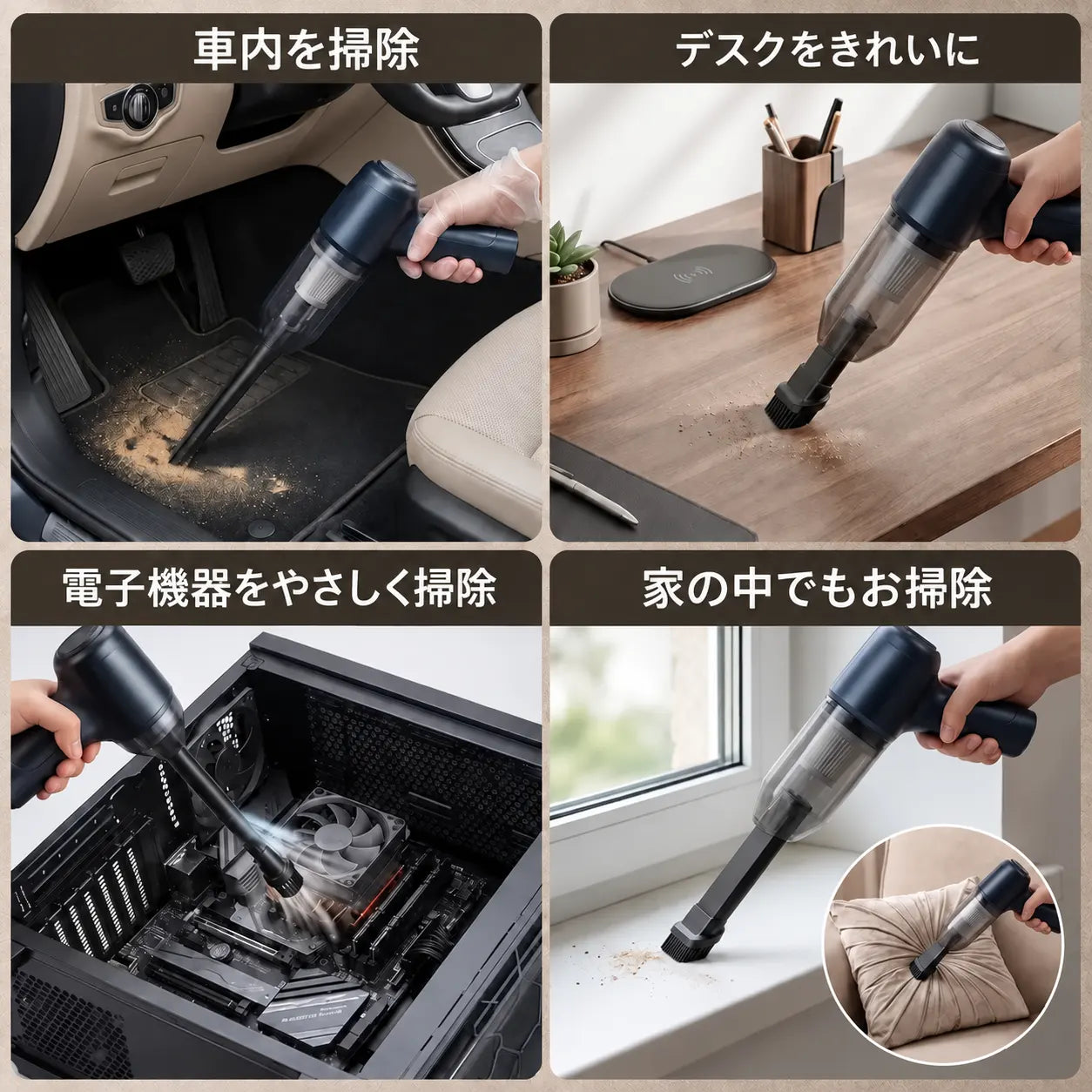 さまざまな面に対応