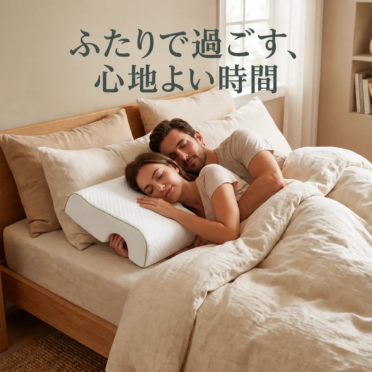 不快感を抑えて、もっと寄り添って眠る
