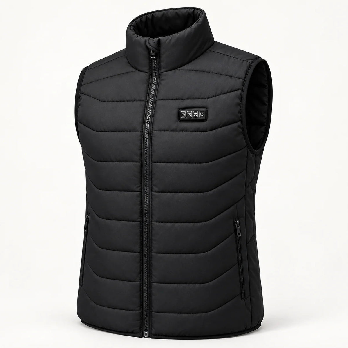 PyreFit Aurina – Beheizbare Unisex-Weste – Schwarz