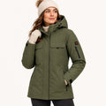PyreFit Terrano – Beheizbarer Damenparka – Grün