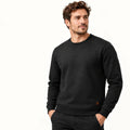 PyreFit Aeroan – Beheizbares Rundhals-Sweatshirt – Schwarz