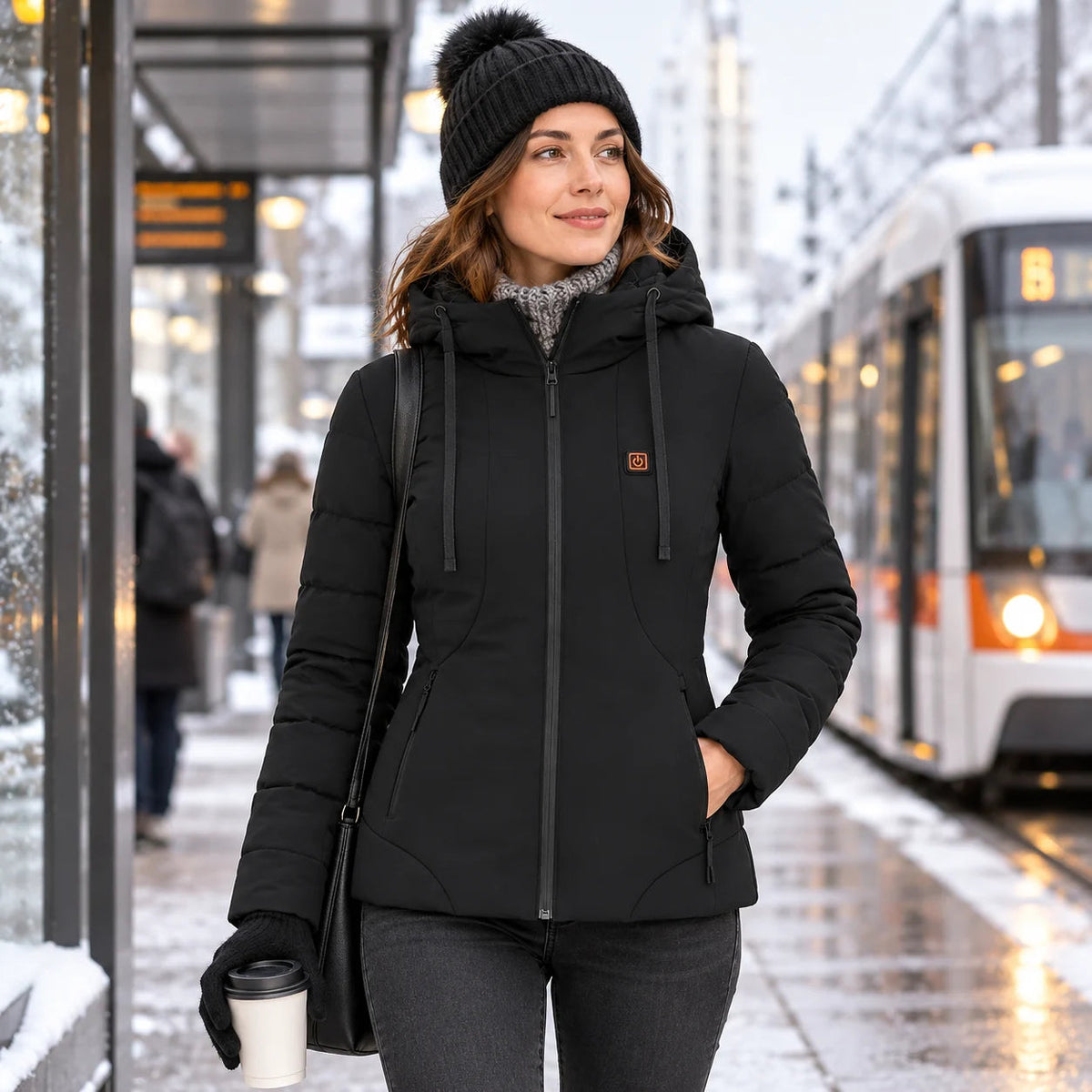PyreFit Alpina – Straßenbahnhaltestelle