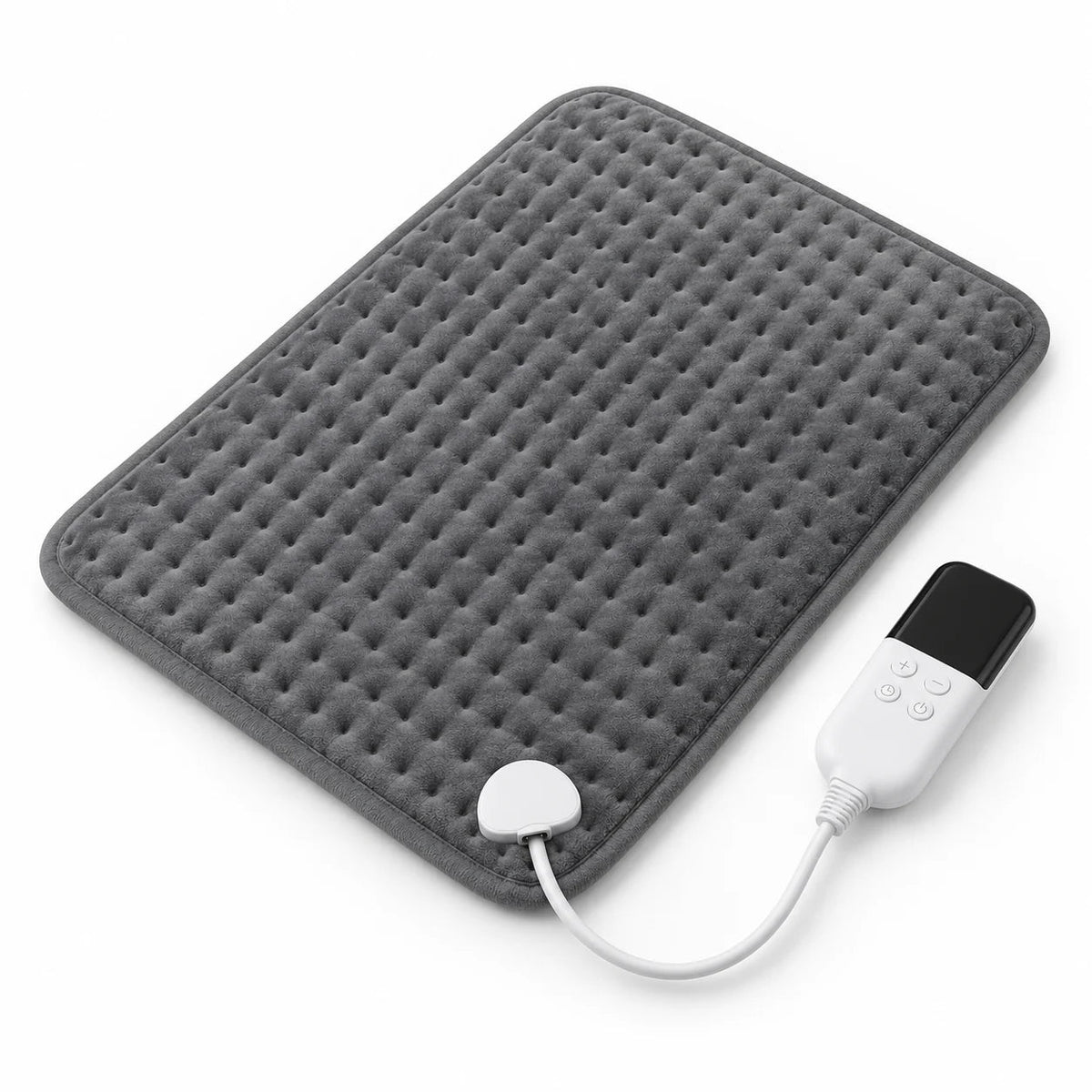 PyreFitの電気ヒーターパッド（グレー）とコントローラー