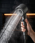 硬水向けフィルター付きシャワーヘッド—高水圧、工具不要で取り付け、商品画像2