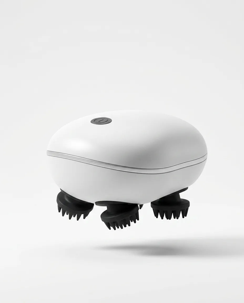 電動頭皮マッサージャー – 頭皮ケアやリラックス向けの複数段階設定付きコンパクト設計、商品画像1