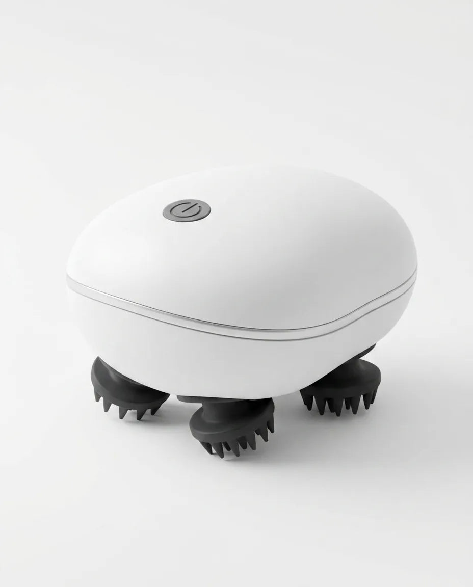 電動頭皮マッサージャー – 頭皮ケアやリラックス向けの複数段階設定付きコンパクト設計、商品画像8
