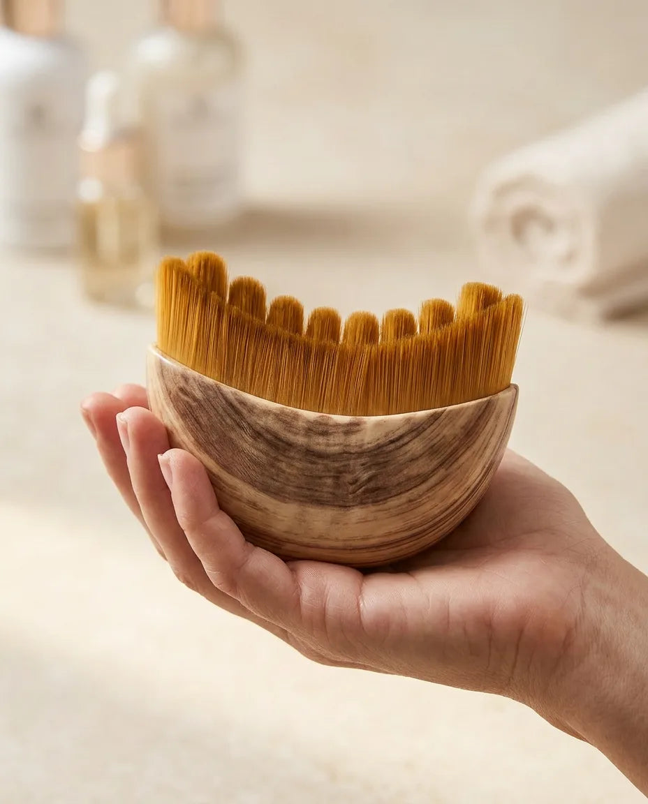 柔らかい毛の木製フェイスブラシ – 肌のお手入れのためのやさしい習慣、商品画像8
