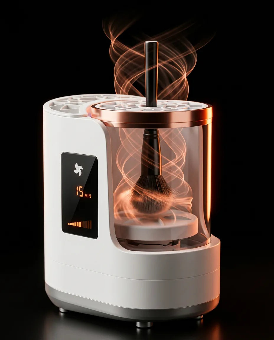 電動メイクブラシクリーナー＆ドライヤー – メイクブラシを自動洗浄、商品画像7