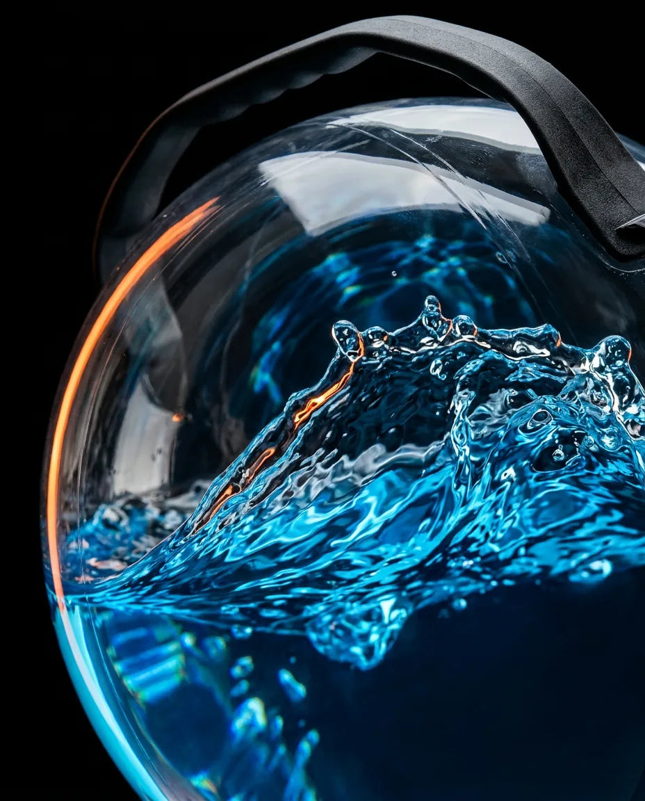 水入りトレーニングボール – 体幹トレーニング、バランス運動、機能的なワークアウト、商品画像4