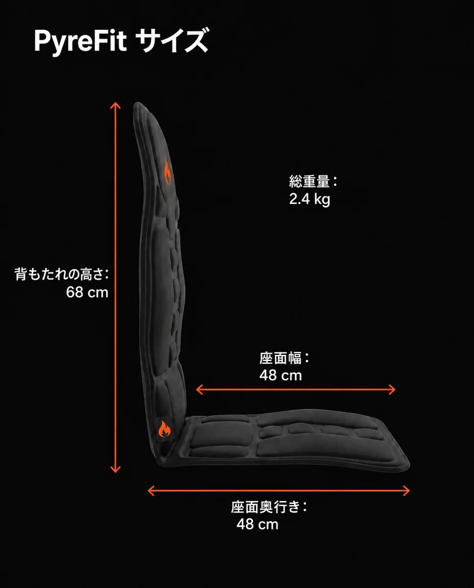 椅子・ソファ・車用マッサージクッション – 首と背中をマッサージするモーター式、商品画像8
