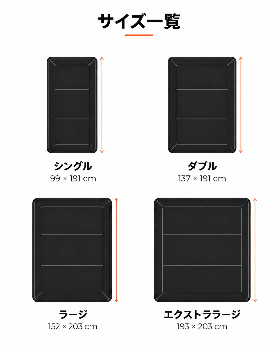 来客用・ヨガ用折りたたみマットレス｜収納しやすいクッション入りフロアマット、商品画像9