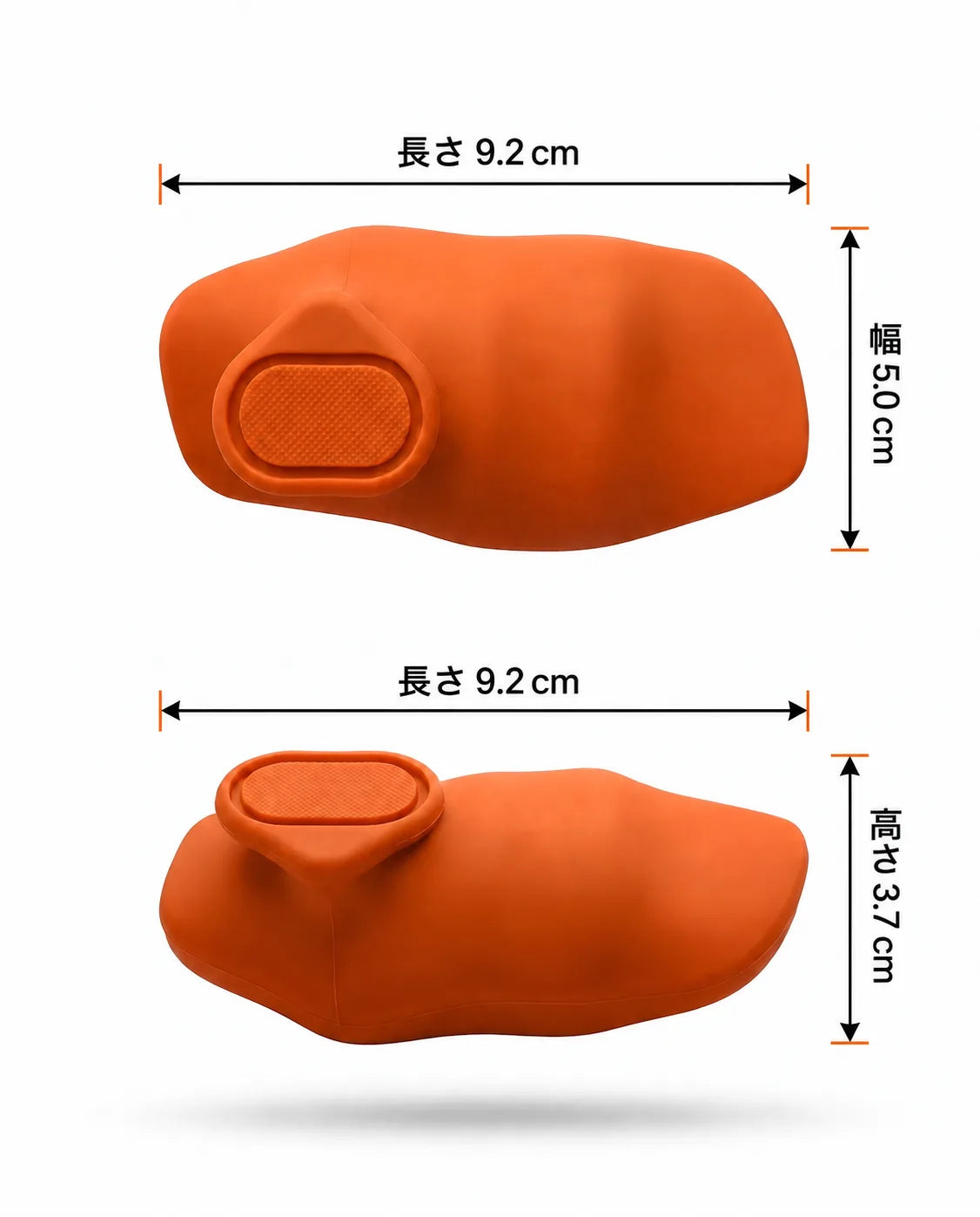 滑り止め表面のグリップパッド—グローブなしでも筋力トレーニングでしっかり握れる、商品画像9