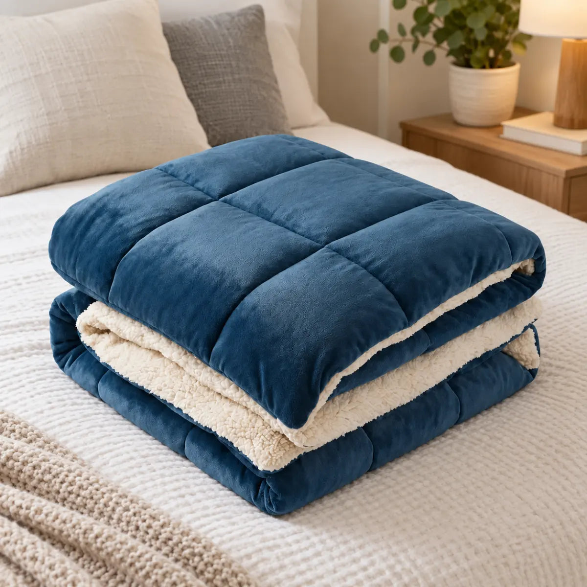 Wendbare Fleece-Kuscheldecke – Lieferumfang