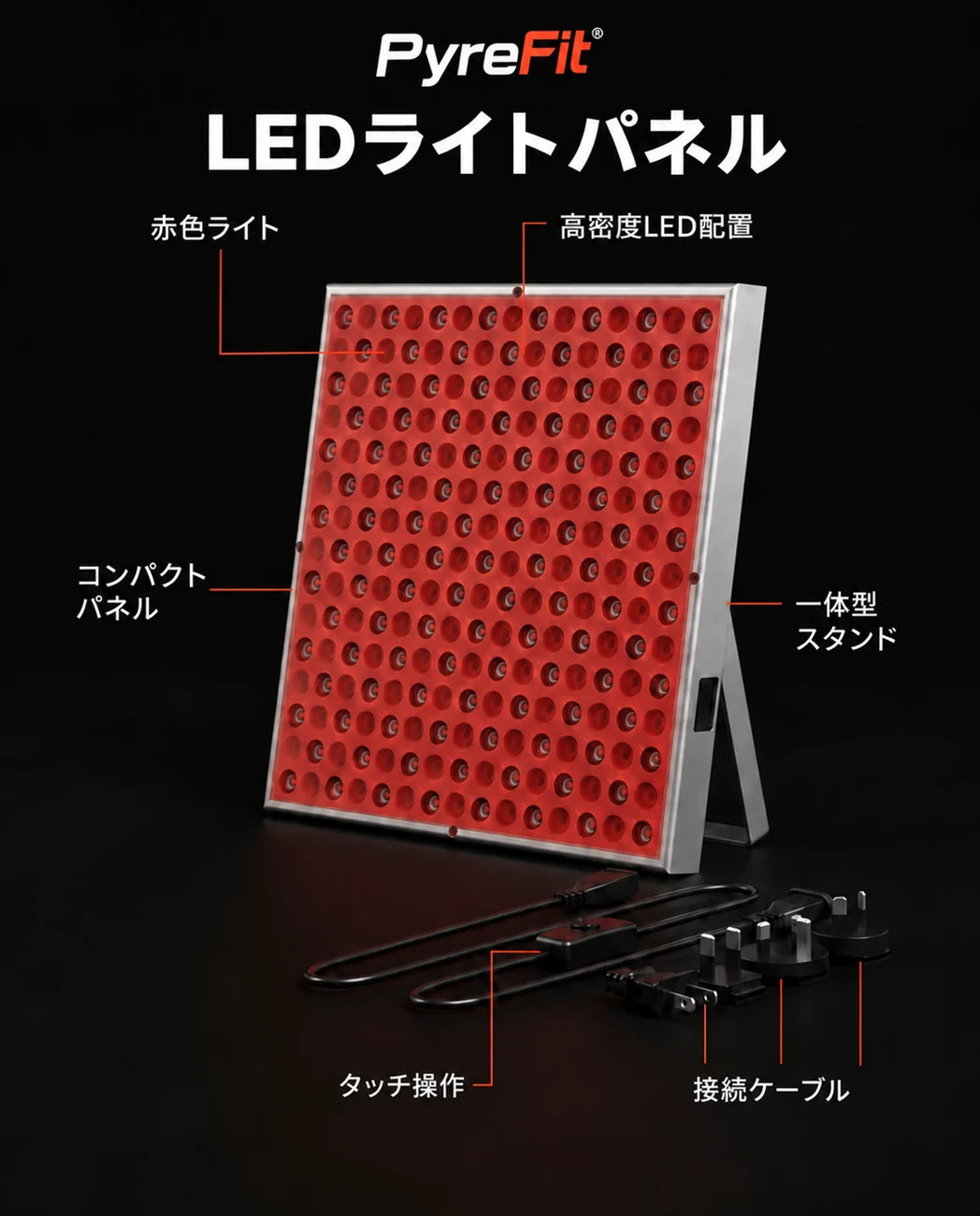 パネルの構造を示すインフォグラフィック