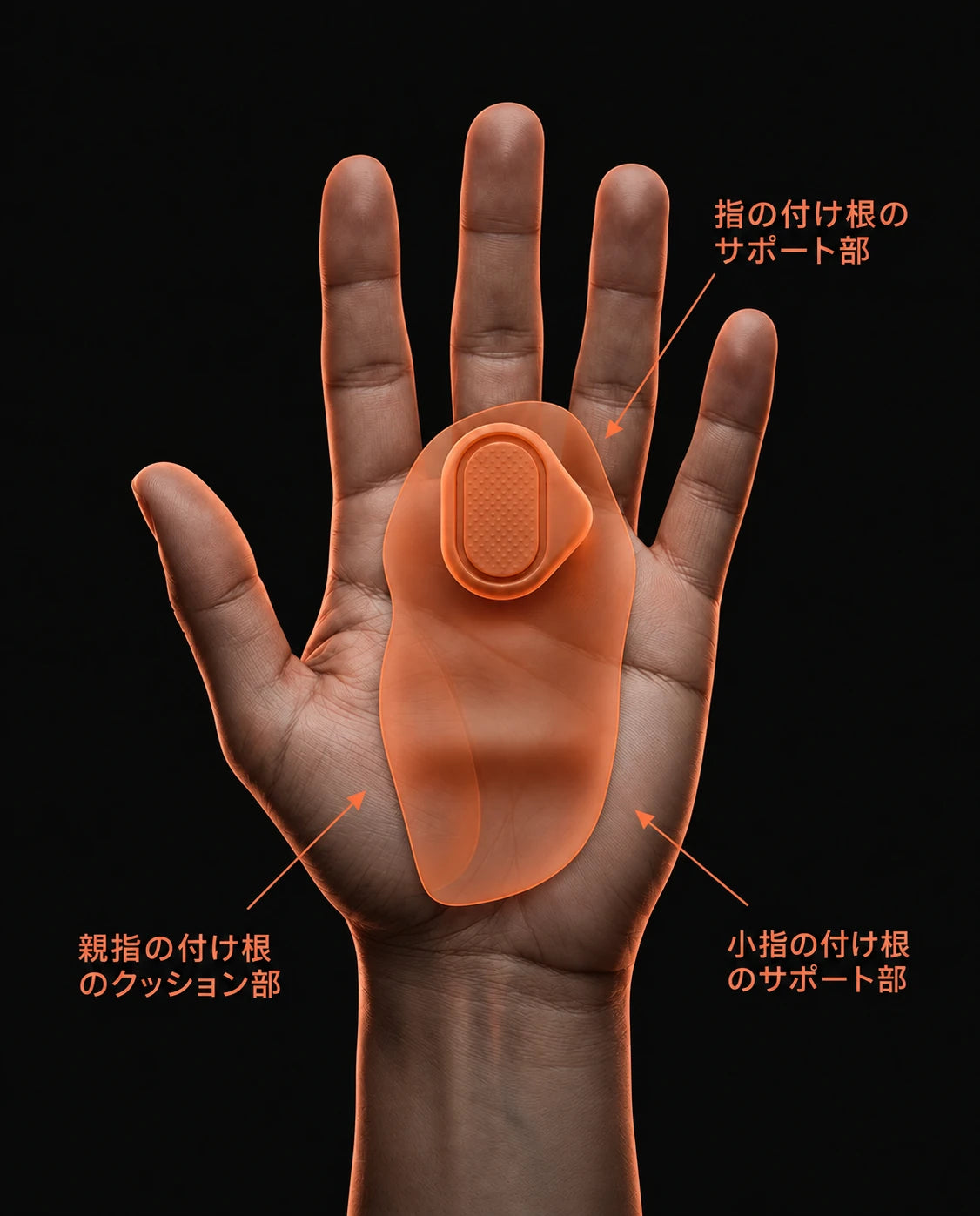 滑り止め表面のグリップパッド—グローブなしでも筋力トレーニングでしっかり握れる、商品画像13