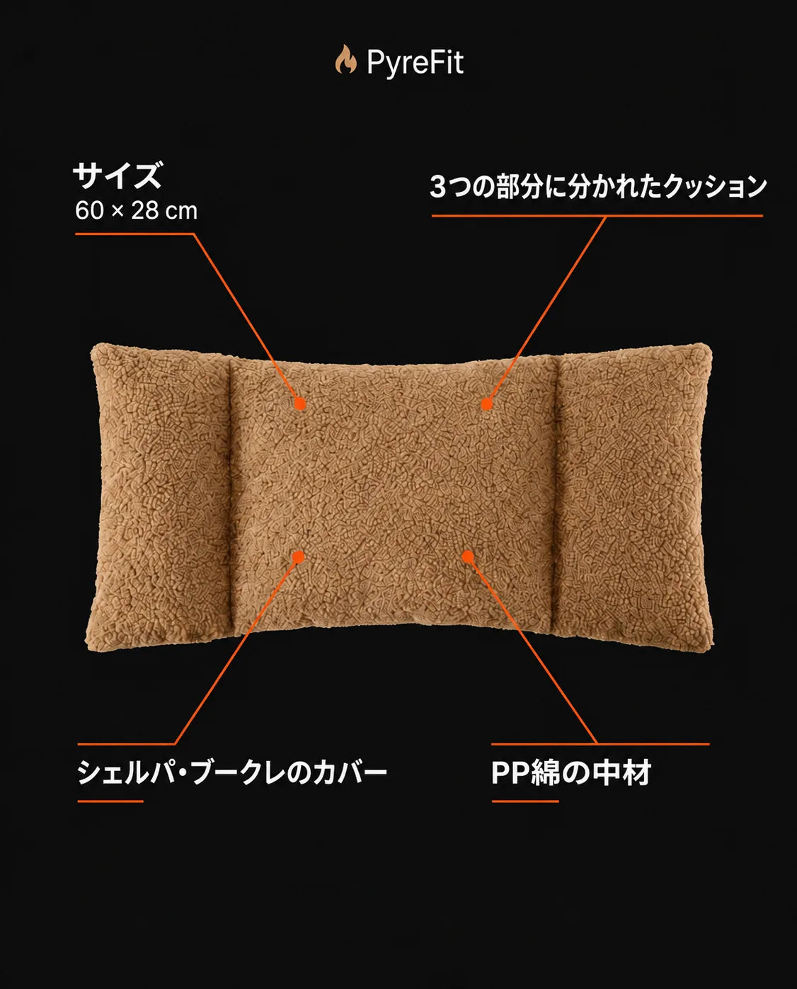シェルパカバー付き腰クッション – オフィス、ソファ、ベッド用の背中サポート、商品画像12