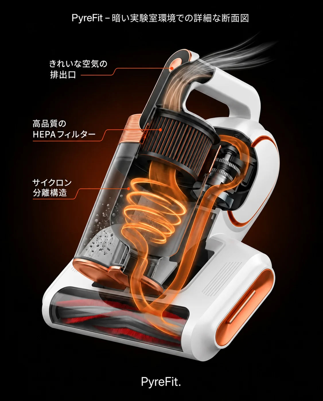 マットレス・ソファ・布張り家具用ダニクリーナー – 強力な吸引力で布製品のほこりを吸引、商品画像12