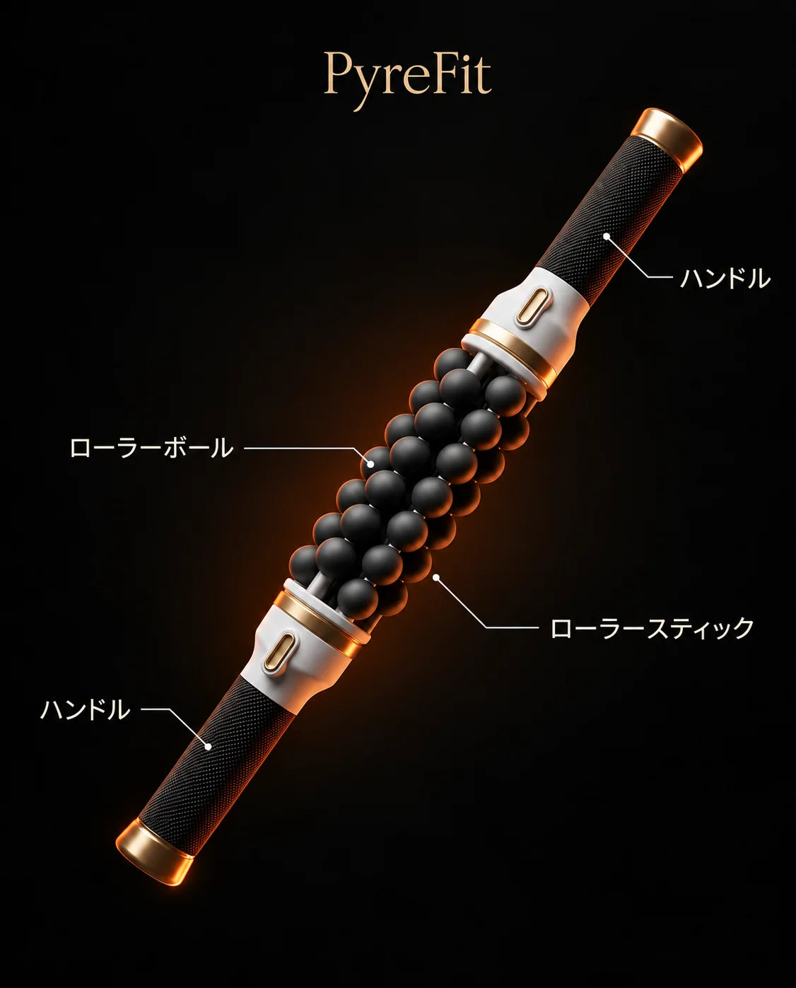 電動マッサージローラー – ふくらはぎ、太もも、前腕用の電動マッサージスティック、商品画像11