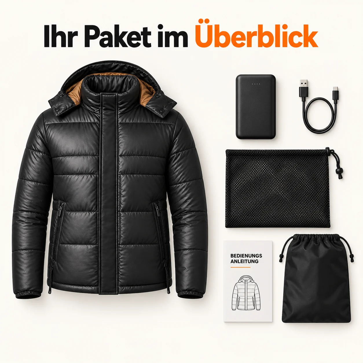PyreFit Norvia – Beheizbare Steppjacke für Herren