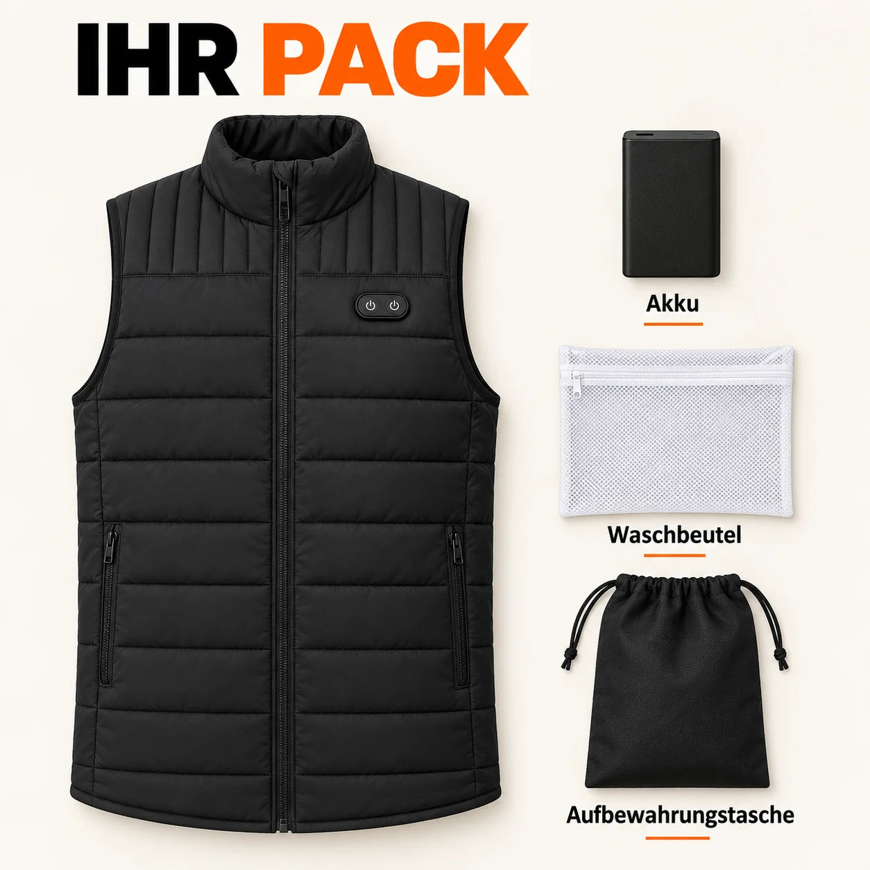 PyreFit Matrixor – Beheizbare Unisex-Weste