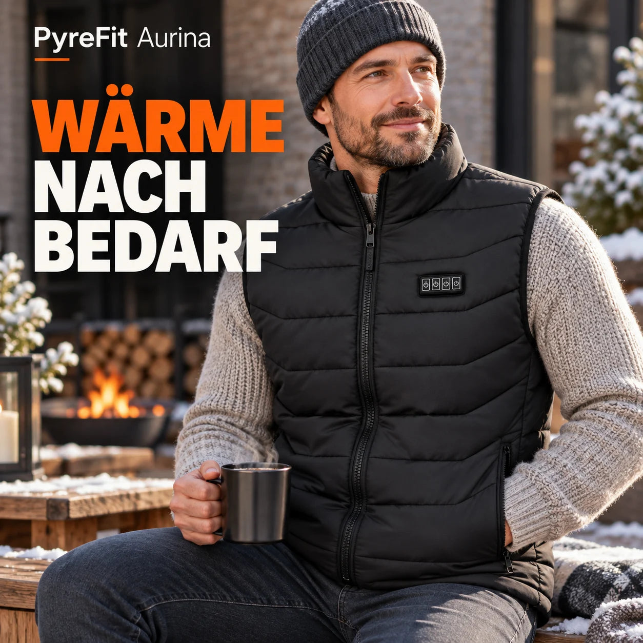 PyreFit Aurina – Beheizbare Unisex-Weste