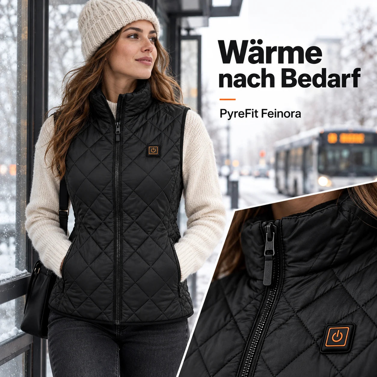 PyreFit Feinora – Beheizbare Damenweste