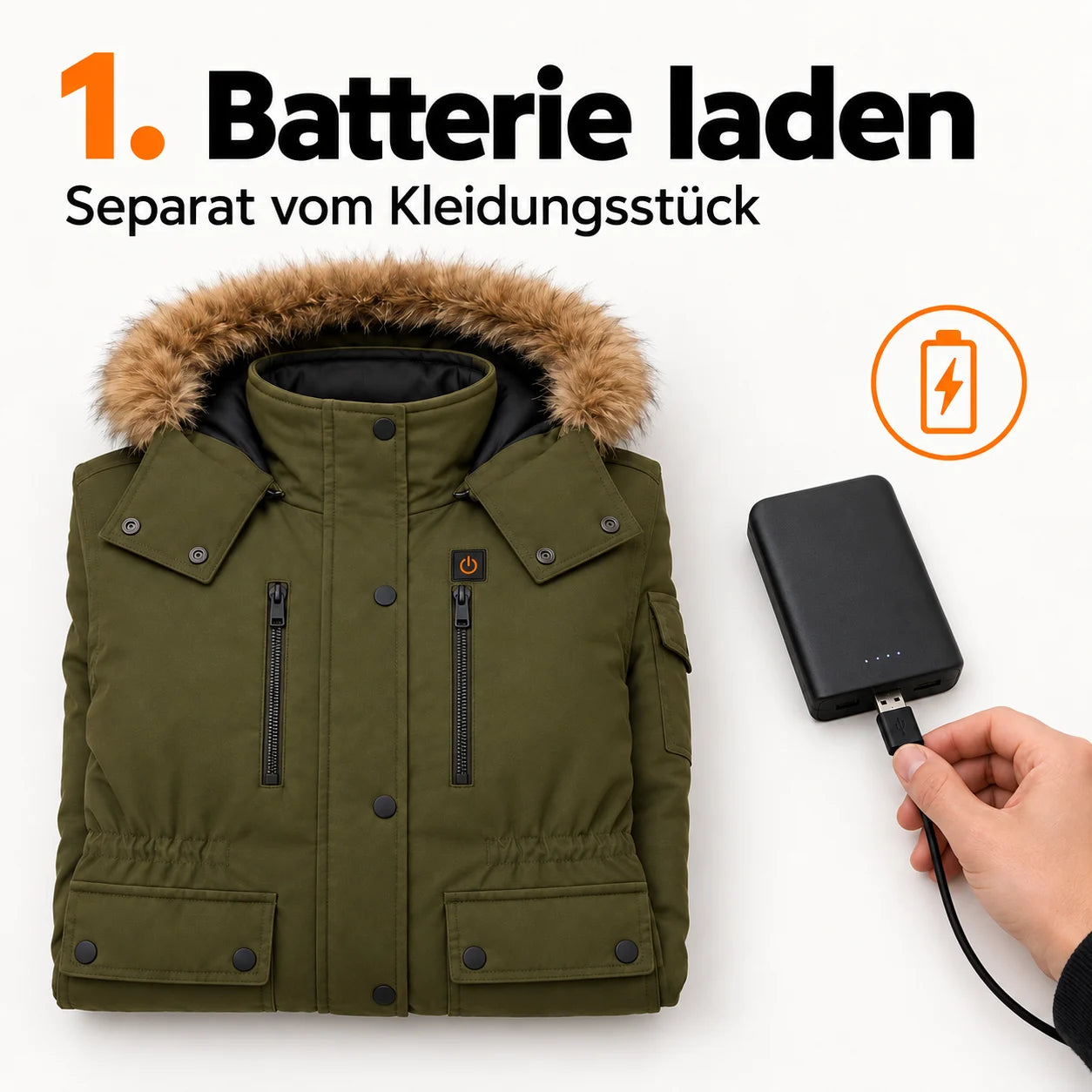 PyreFit Apexor – Beheizbarer Wintermantel für Damen