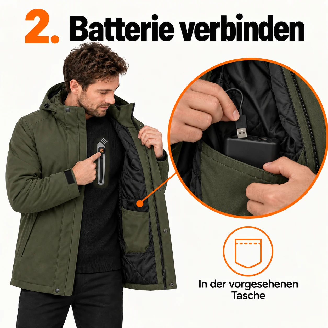 PyreFit Calvero – Beheizbarer Parka für Herren