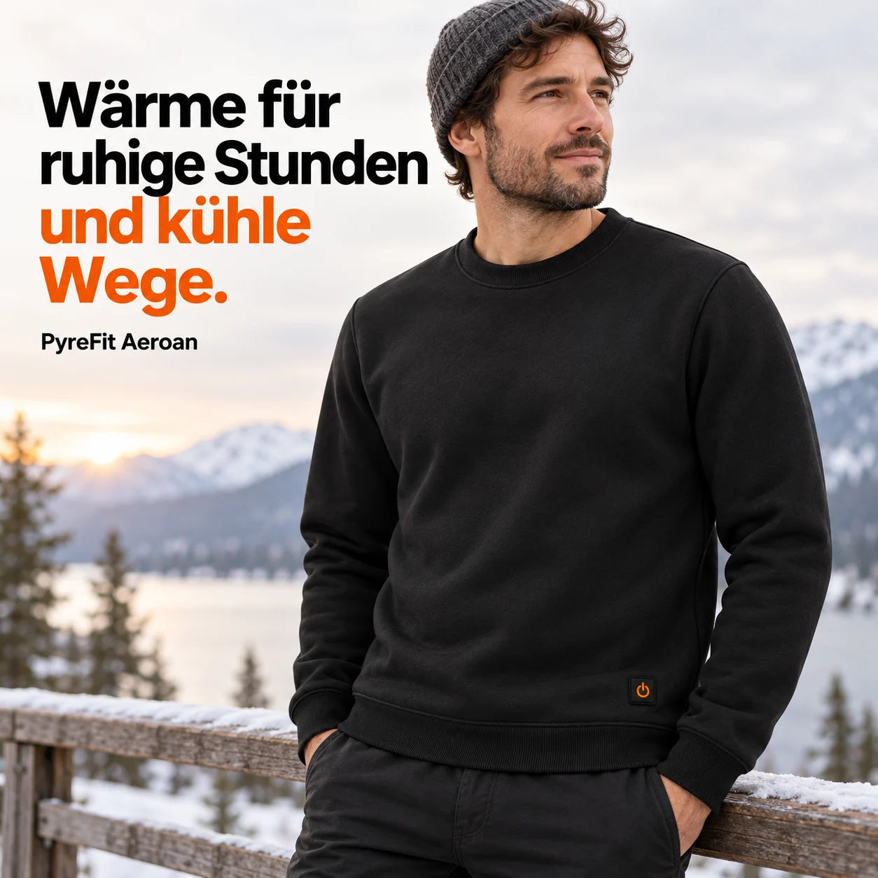 PyreFit Aeroan – Beheizbares Rundhals-Sweatshirt