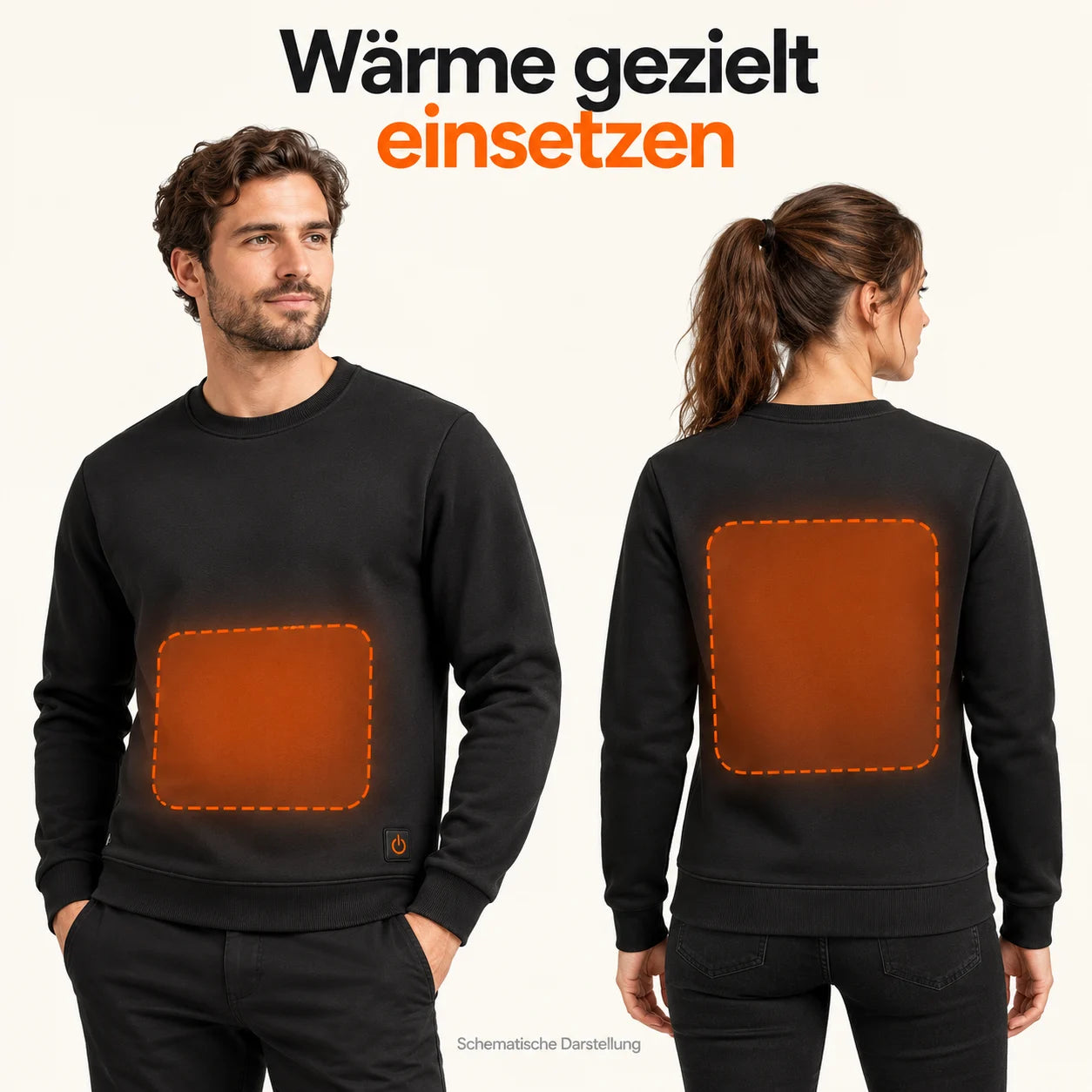 PyreFit Aeroan – Beheizbares Rundhals-Sweatshirt