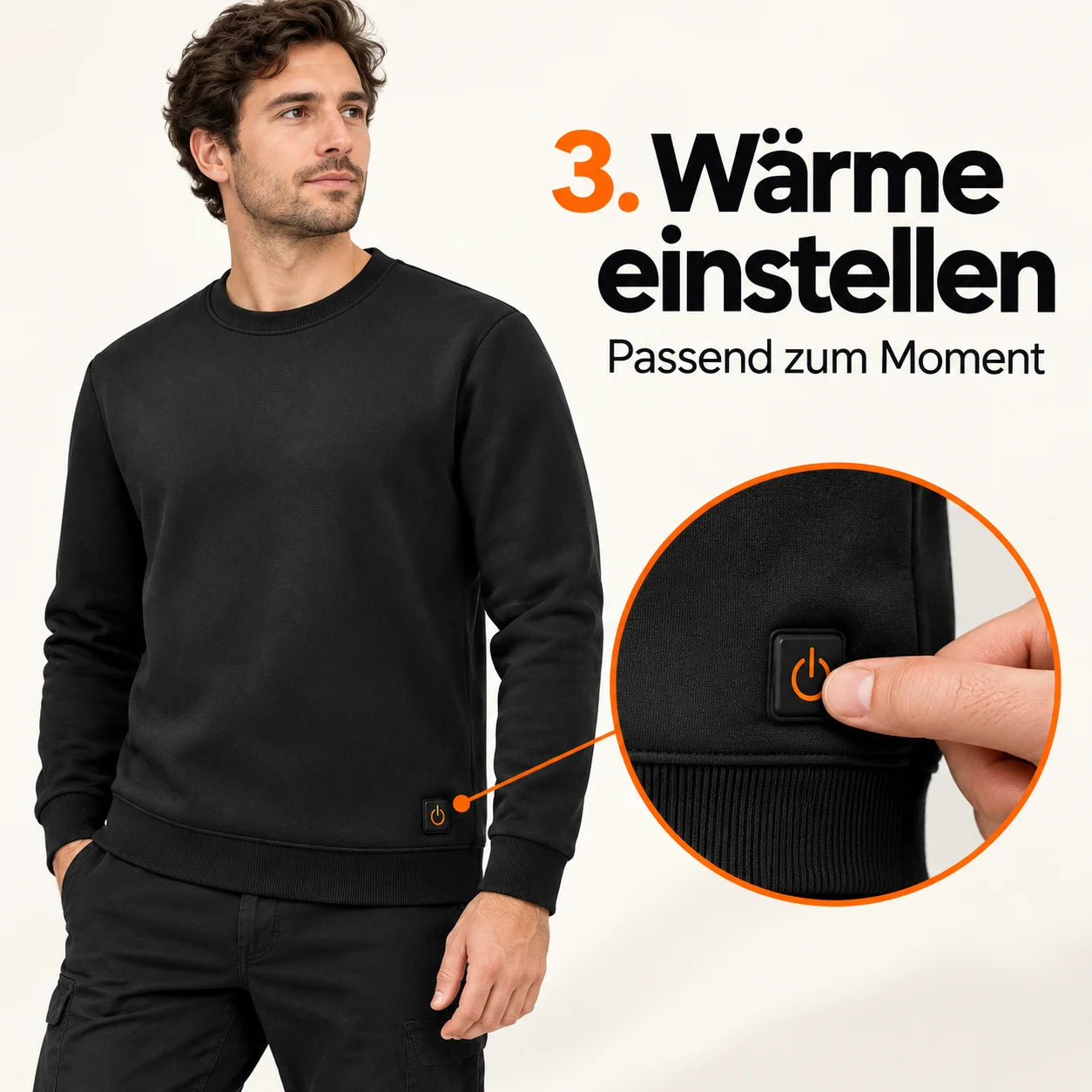 PyreFit Aeroan – Beheizbares Rundhals-Sweatshirt