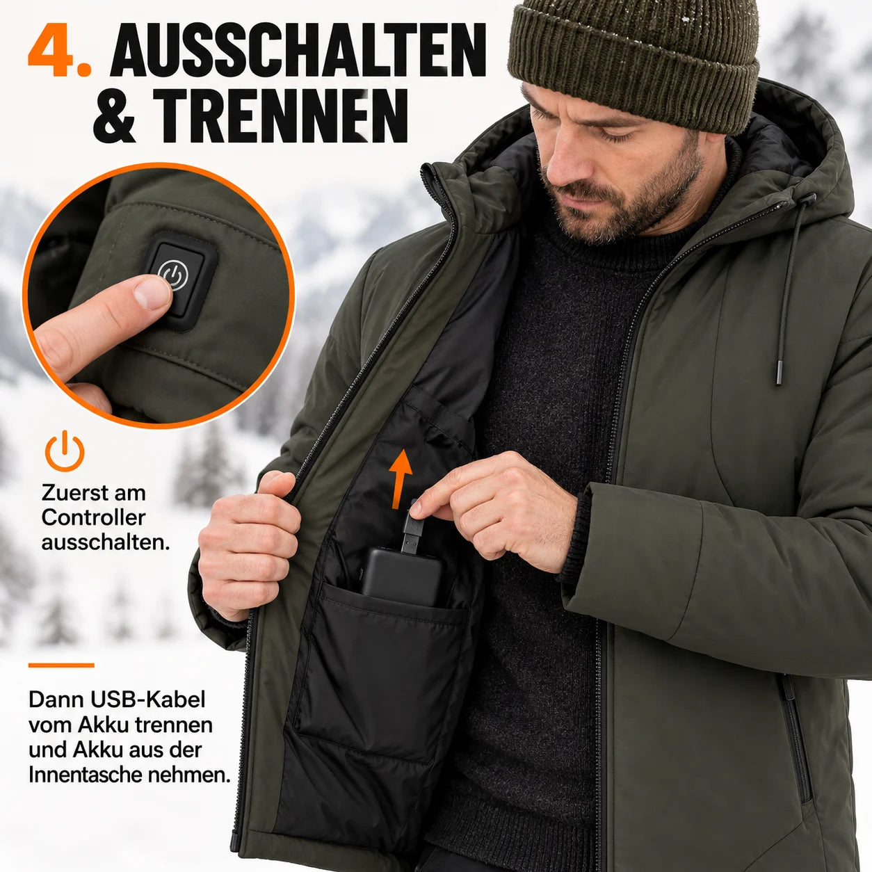 PyreFit Apexia – Beheizbare Herrenjacke
