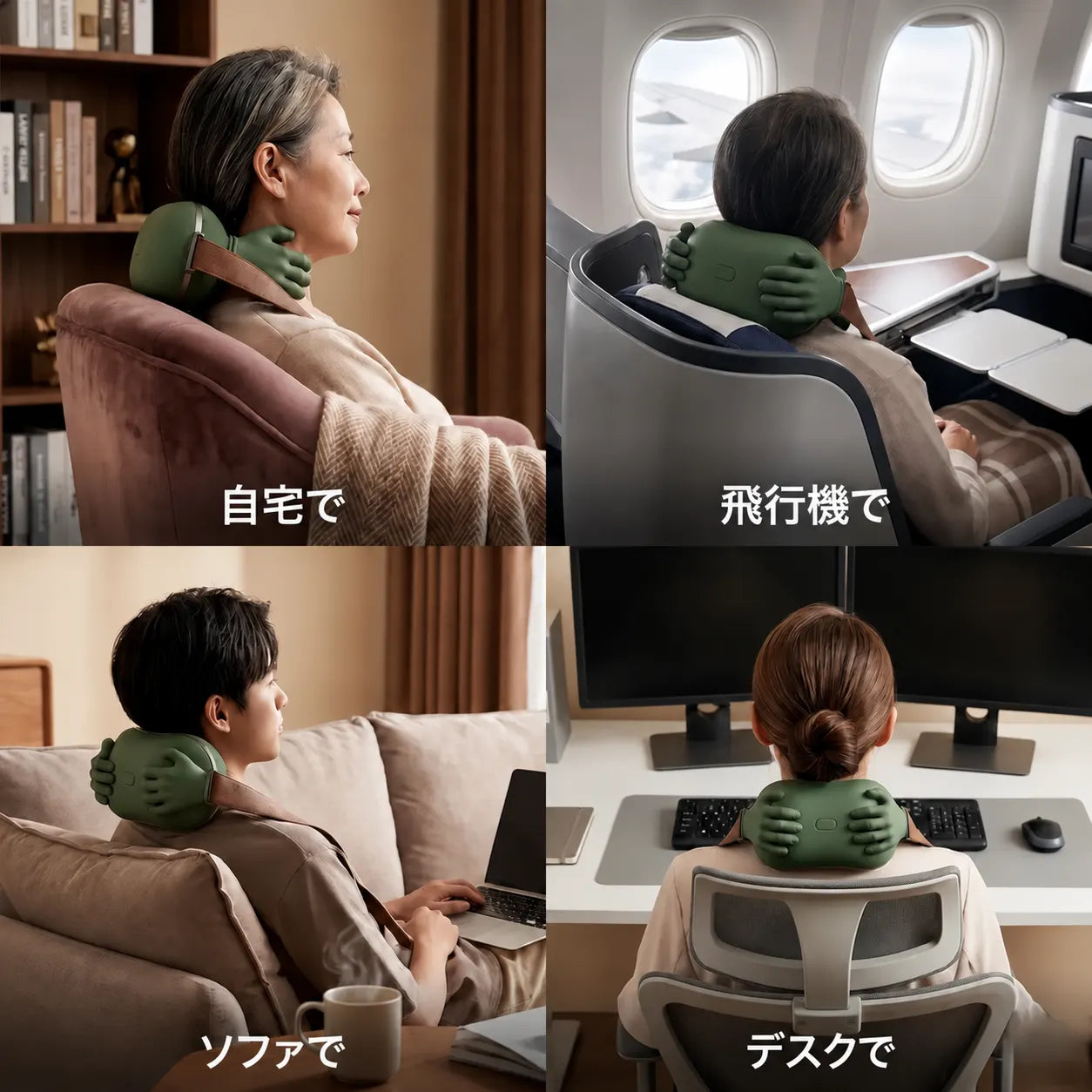 さまざまな場所で使えます