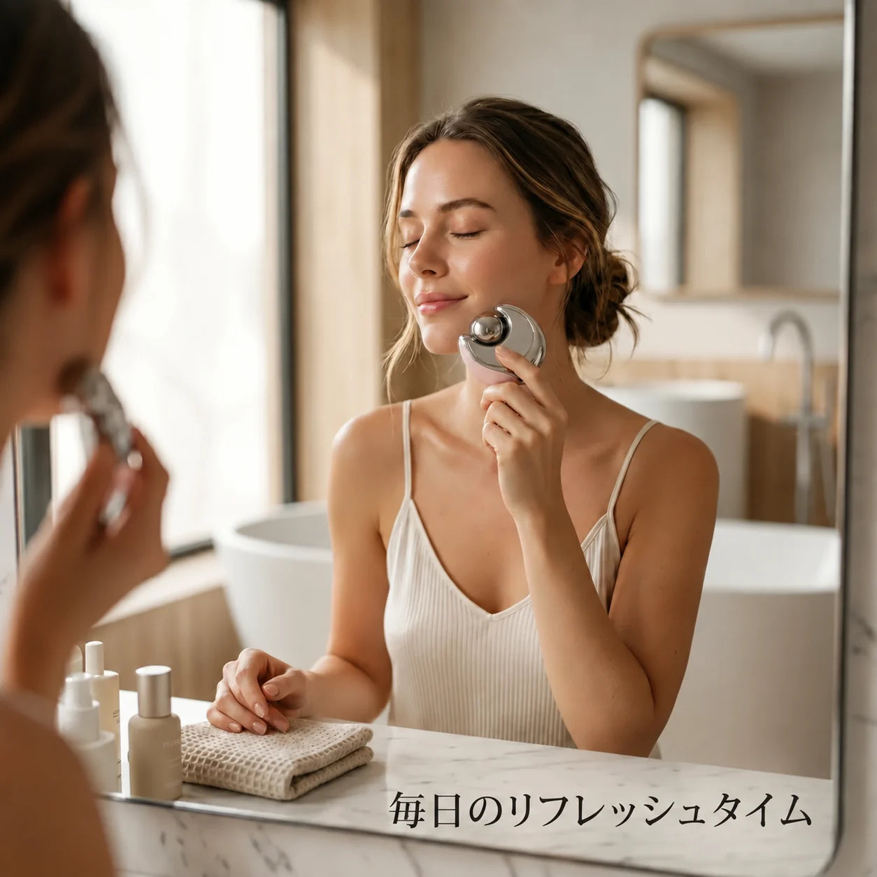 数分で肌をリセット