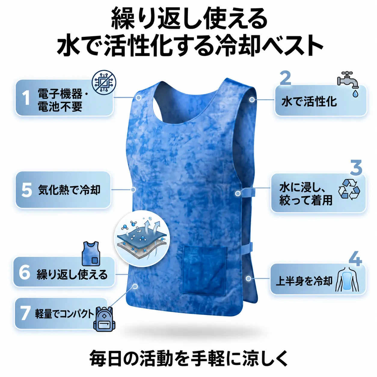 屋外作業や日常の活動のために