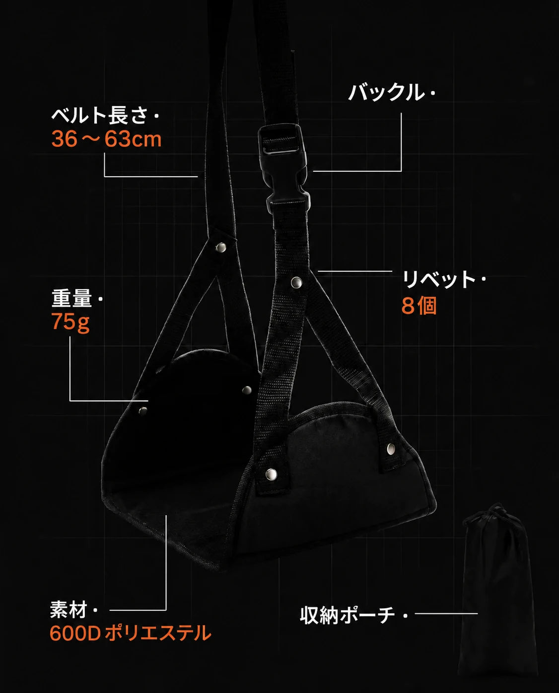 旅行・オフィス用フットハンモック – デスクや飛行機内で疲れた脚をサポート、商品画像10