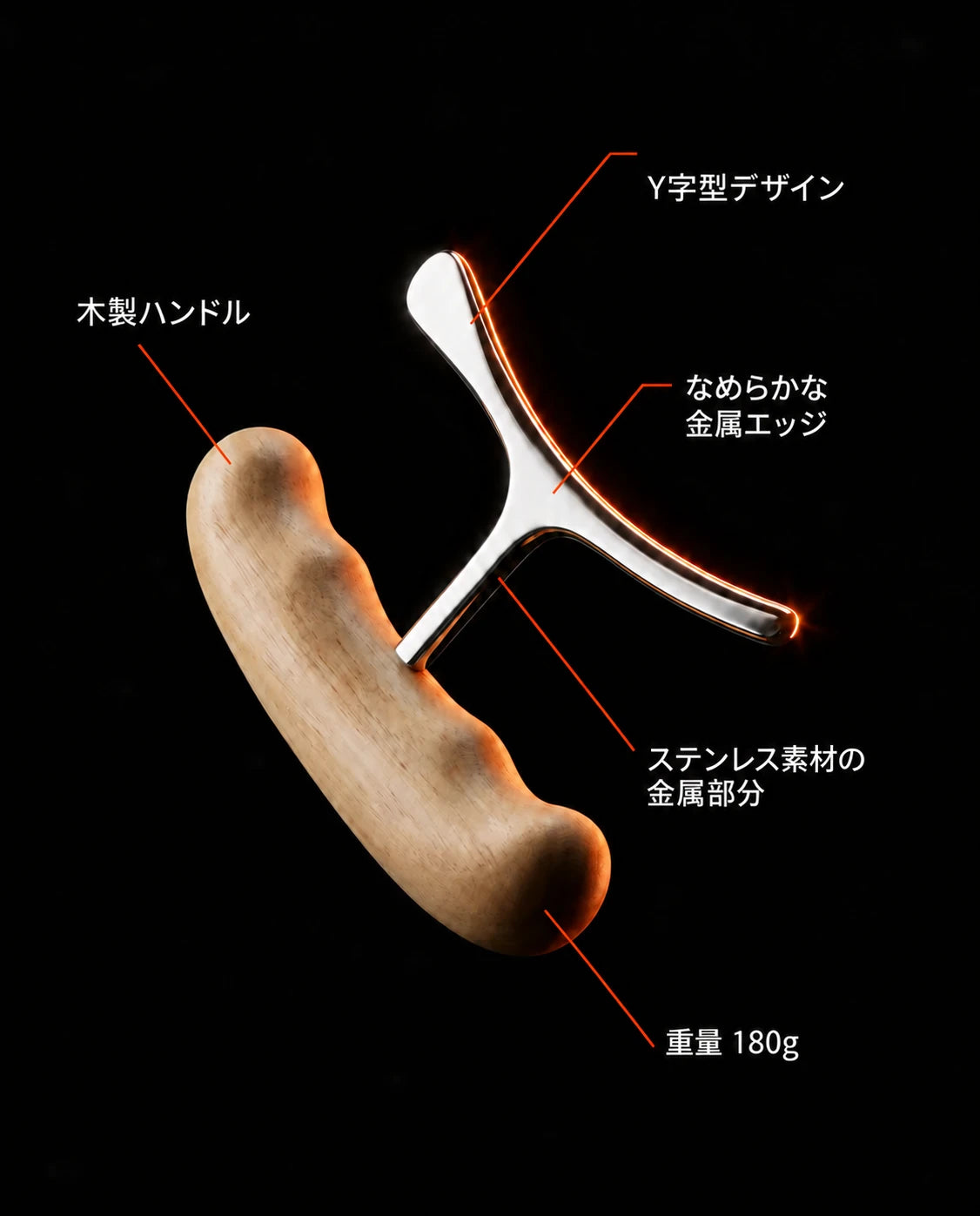 ステンレス製グアシャ – 筋肉とリカバリーのための筋膜ツール、商品画像9
