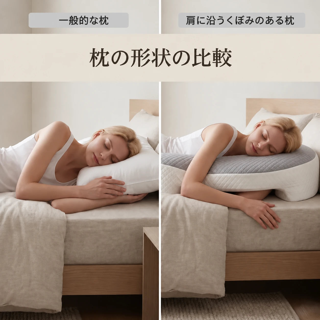 くぼみが生む違い